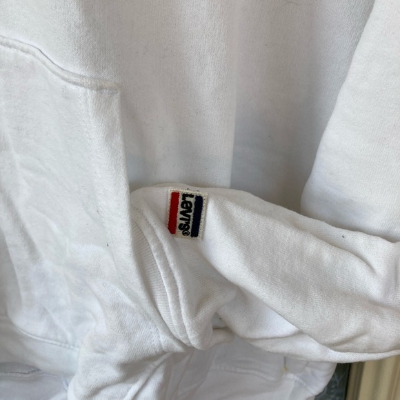 Levi's White Hoodie Sweatshirt - Picture 3 of 5